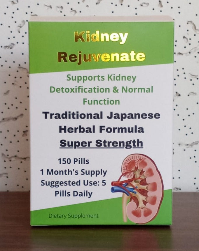 Kidney Rejuvenate: Two-Week Kidney Rejuvenation Herbal Formula, Potent Kidney Supplement with Five Traditional Japanese Herbs, 70 Pills